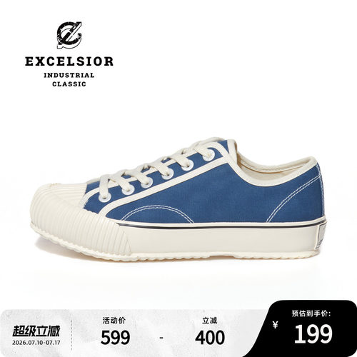 EXCELSIOR低帮休闲厚底帆布鞋
