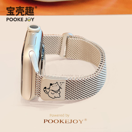 宝壳趣适用iwatch磁吸表带