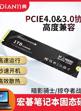 适用宏碁笔记本固态硬盘1T专用PCie3.0掠夺者NVME暗影SSD电脑硬盘