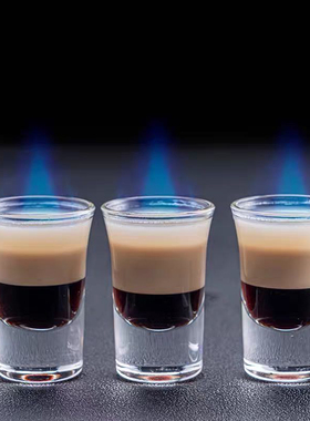 标准30毫升厚底子弹杯shout杯B52轰炸机鸡尾酒杯一口吞杯烈酒杯