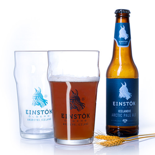 冰岛无双进口专用玻璃英式啤酒杯