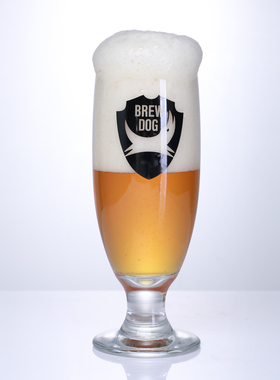 英国BREWDOG酿酒狗啤酒杯 IPA品脱杯 精酿高脚啤酒杯 可定制logo