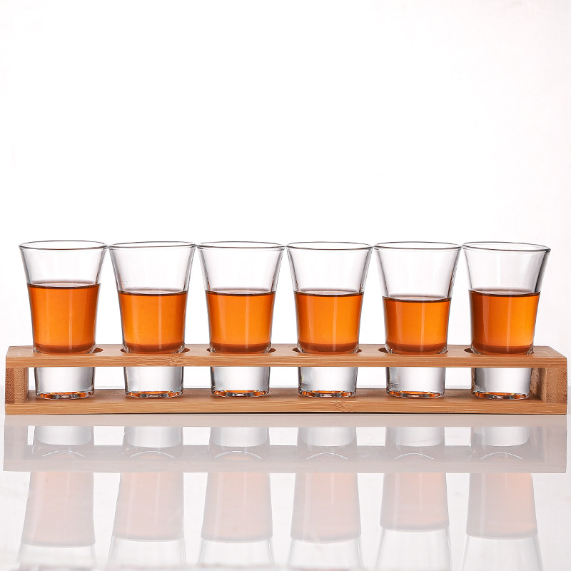 家用土耳其进口白酒杯套装shot杯子弹杯酒吧ktv洋酒一口杯小酒盅