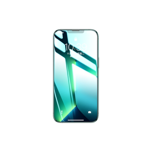 适用iphone12钢化膜听筒防尘ip14护眼抗蓝光苹果13mini手机屏幕新款11promax绿光防摔xr迷你por高清防窥贴膜