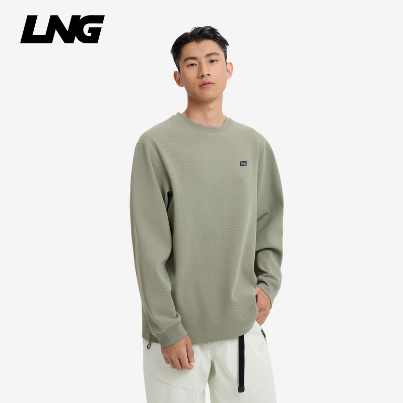 LNG25秋冬新品男女同款户外吸湿抗菌运动休闲长袖T恤