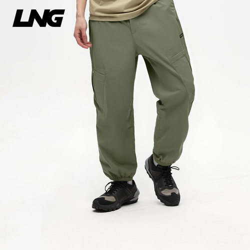 LNG夏季新款男女同款户外风徒步防泼水防风防晒束脚休闲裤