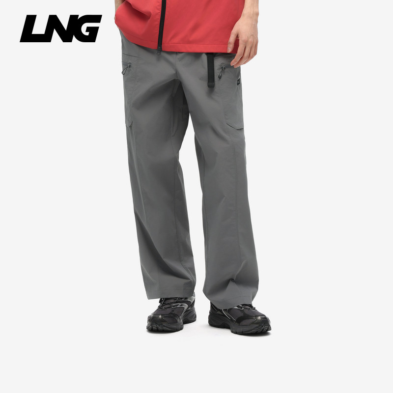 LNG25夏季新品男女同款户外徒步防泼水防晒宽松直筒休闲长裤