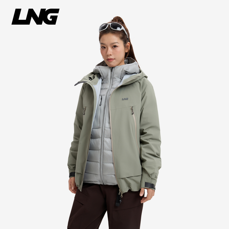 水防风无氟处理LNG秋季冲锋衣