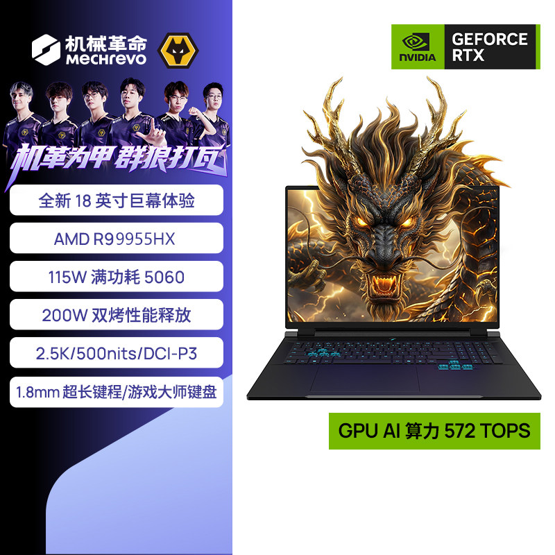 机械革命苍龙18Pro锐龙处理器