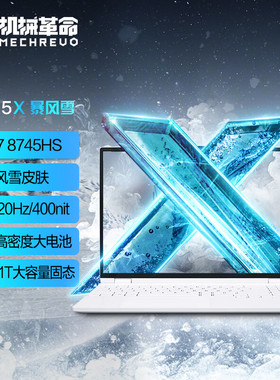 【政府补贴20%】机械革命 无界15X 暴风雪 R7-8745HS 15.3英寸轻