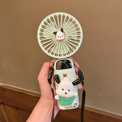 超静音手持式风扇小型卡通随身办公室迷你电风扇usb宿舍桌面无声