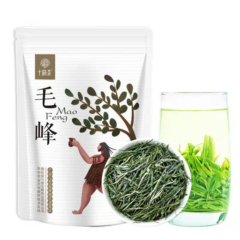 恩施十株茶毛峰茶叶袋装湖北恩施建始春茶新茶烘青绿茶高山云雾茶