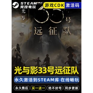 永久入库 CDK 全DLC STEAM游戏全球区激活码 光与影33号远征队