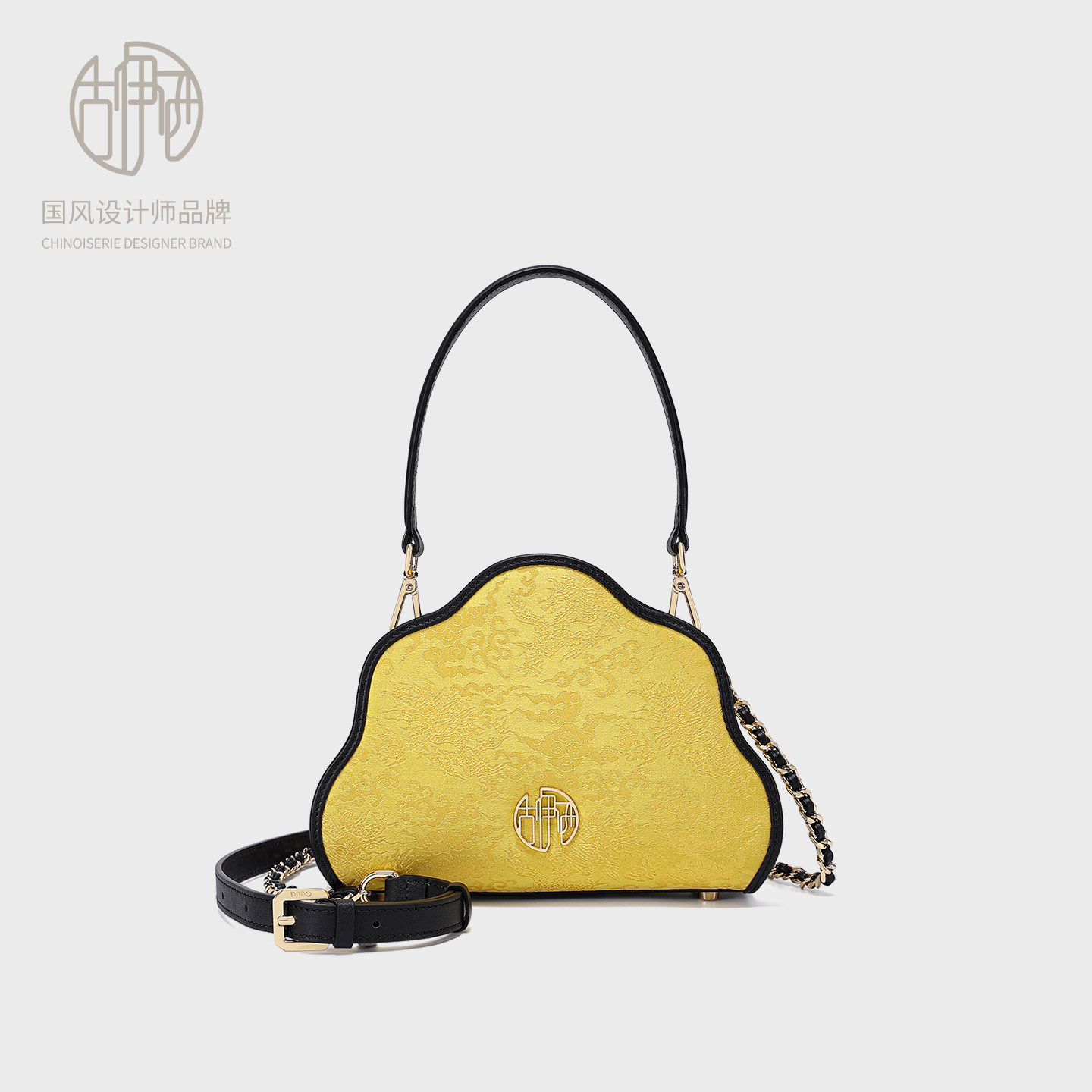 新中式国风云锦云朵包