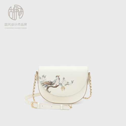 【宝藏新品】中国风印花马鞍包