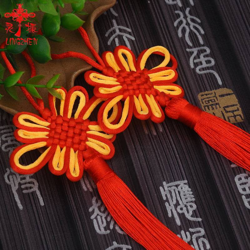 红黄双色中国结流苏穗子喜庆红包礼盒包装酒盒乐器挂件手工中国风,节庆用品/礼品,中国结,淘宝优惠券,粉丝福利购,淘宝优惠卷