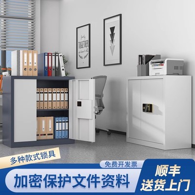 保密柜电子密码锁文件柜加厚铁皮柜指纹国保财务资料柜保险档案柜