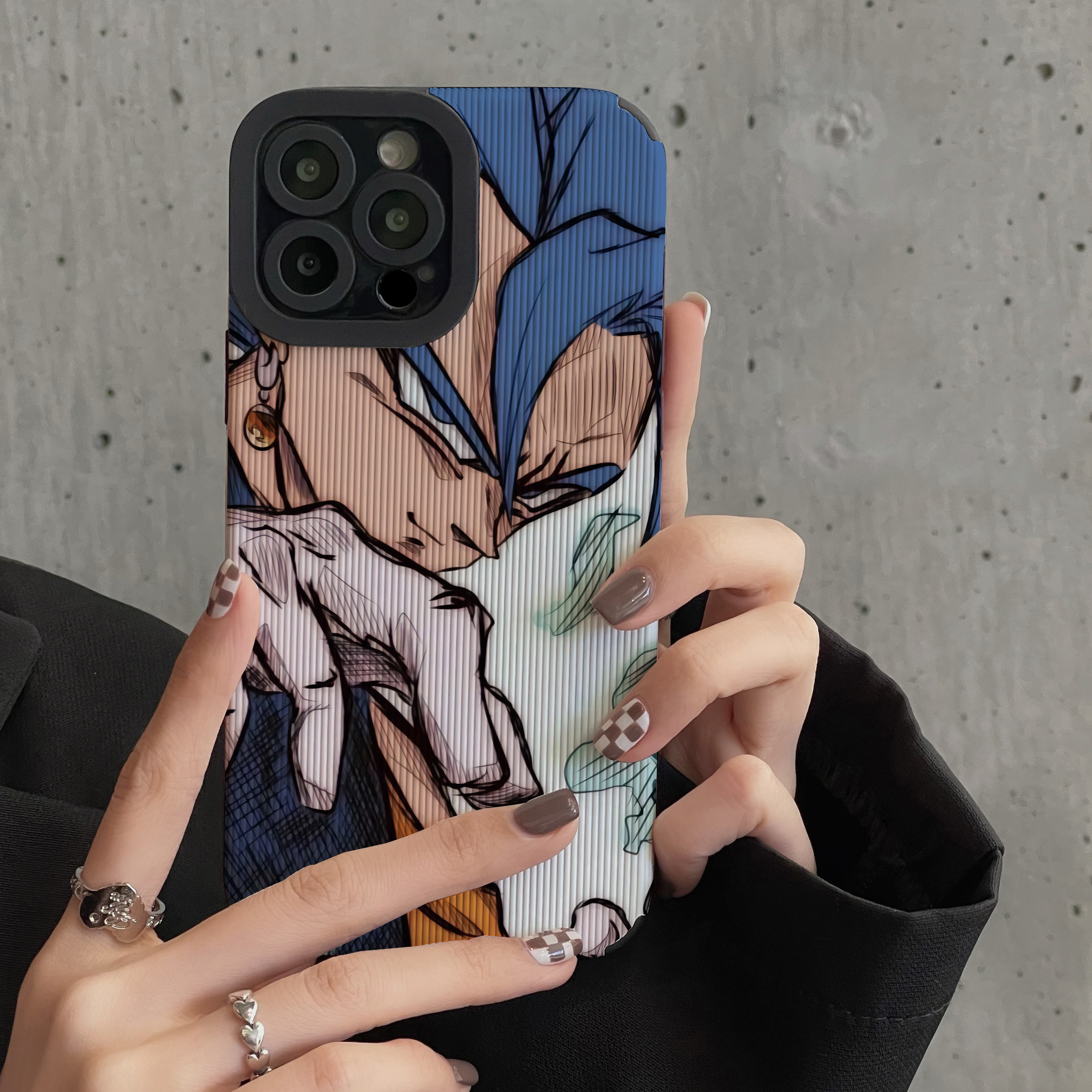 日韩动漫卡通适用vivo iqoo 9手机壳9pro新款七龙珠悟空吉塔iqoo neo 6皮质软5s女7创意z3/5x男1活力版保护套