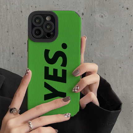 日韩潮牌绿英文高级适用小米红米note12手机壳note11pro+全包note14pro小羊皮4G个性NOTE9 5G防摔8 7女保护套