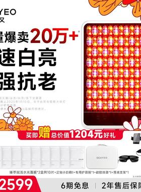 SEAYEO大排灯美容面罩仪祛痘光子嫩肤面部红蓝光