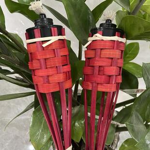 火把节红色火把火炬结婚节庆晚会庙会晚会装饰乔迁篝火真火道具