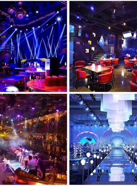 彩光射灯led轨道灯小舞台红色黄色蓝色绿色彩色明装导轨灯滑道式