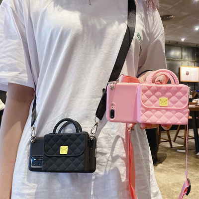 适用于华为NOVA7PRO手机壳7SE硅胶防摔nova2s背包式挂绳Nova2Plus拉链零钱包JER-AN10潮牌女HWI-AL00支架软壳