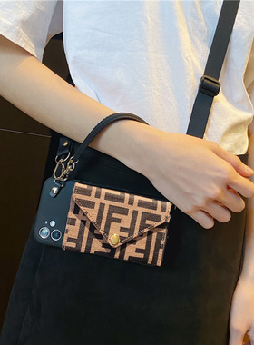 皮纹卡包适用于华为荣耀10手机壳青春麦芒9手提10i斜挎20i女Psmartplus起来吧2019挂绳畅享9s奢华10lite软壳