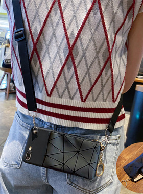 oppo findX3手机壳F19Pro+新款X3pro简约R17拉链零钱包R7S放卡R7Plus防摔软壳FINDX2斜挎挂绳f17高档F7保护套