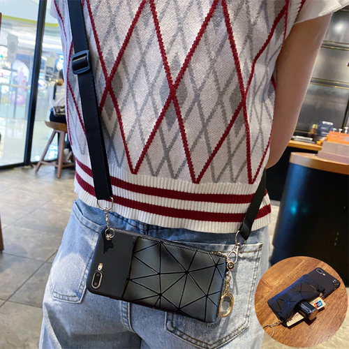 简约三星创意放韩风防摔斜挎挂绳