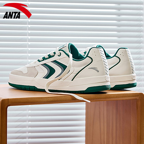 安踏A道板鞋男运动休闲正品厚底