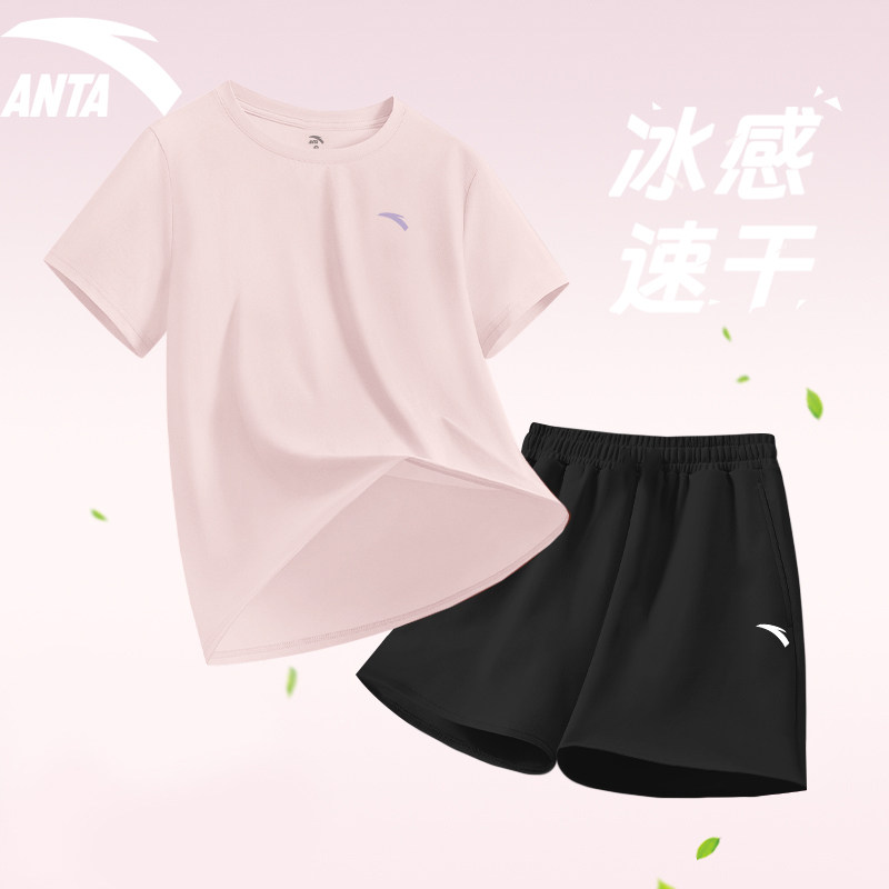 安踏运动套装女2026新款夏季纯色图片
