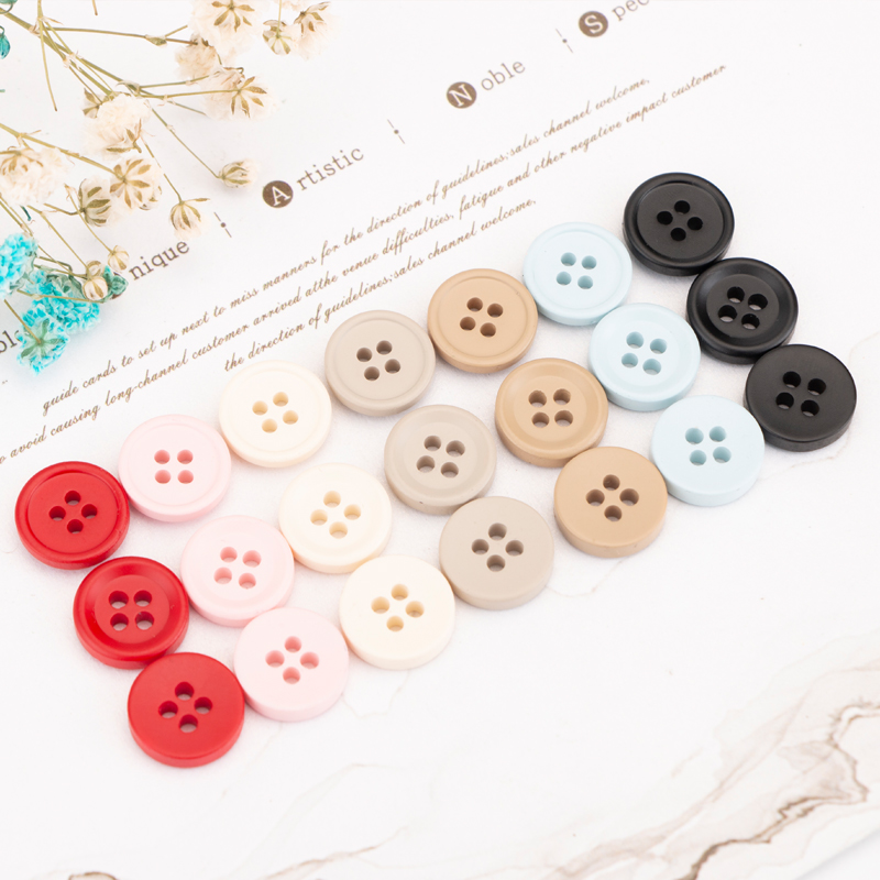 衬衫扣子纽扣树脂圆形11mm小号