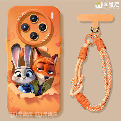 疯狂动物城适用vivox300pro手机壳x100s尼克x80硅胶x70全包狐狸x90pro+新款x200promini朱迪pro+软x60外x200s