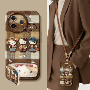 k30 redmi防摔卡通k40s秋冬软外壳k50电竞版 适用红米k90手机壳女款 kt猫k70pro保护套小米k60全包硅胶k80至尊版