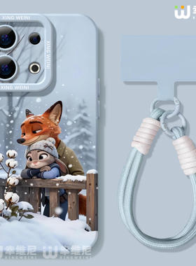 适用opporeno15疯狂动物城手机壳reno14pro尼克13全包11pro硅胶9/8/6秋冬reno7se好看oppo软壳5pro朱迪reno12