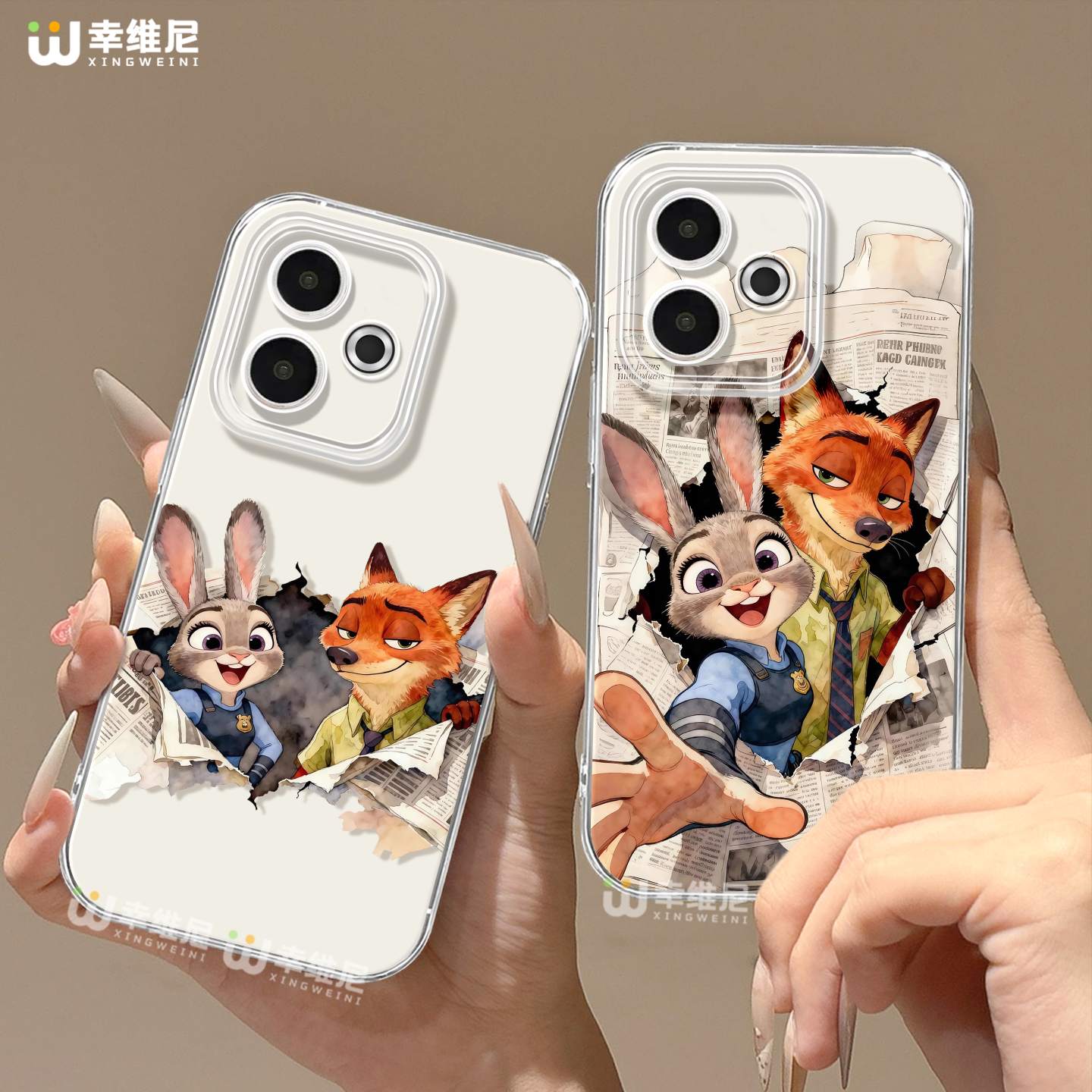 适用真我gt8pro手机壳朱迪gt7尼克realme硅胶gt5全包gt2pro兔子gt大师探索版透明9疯狂动物城neo7软壳gtneo6