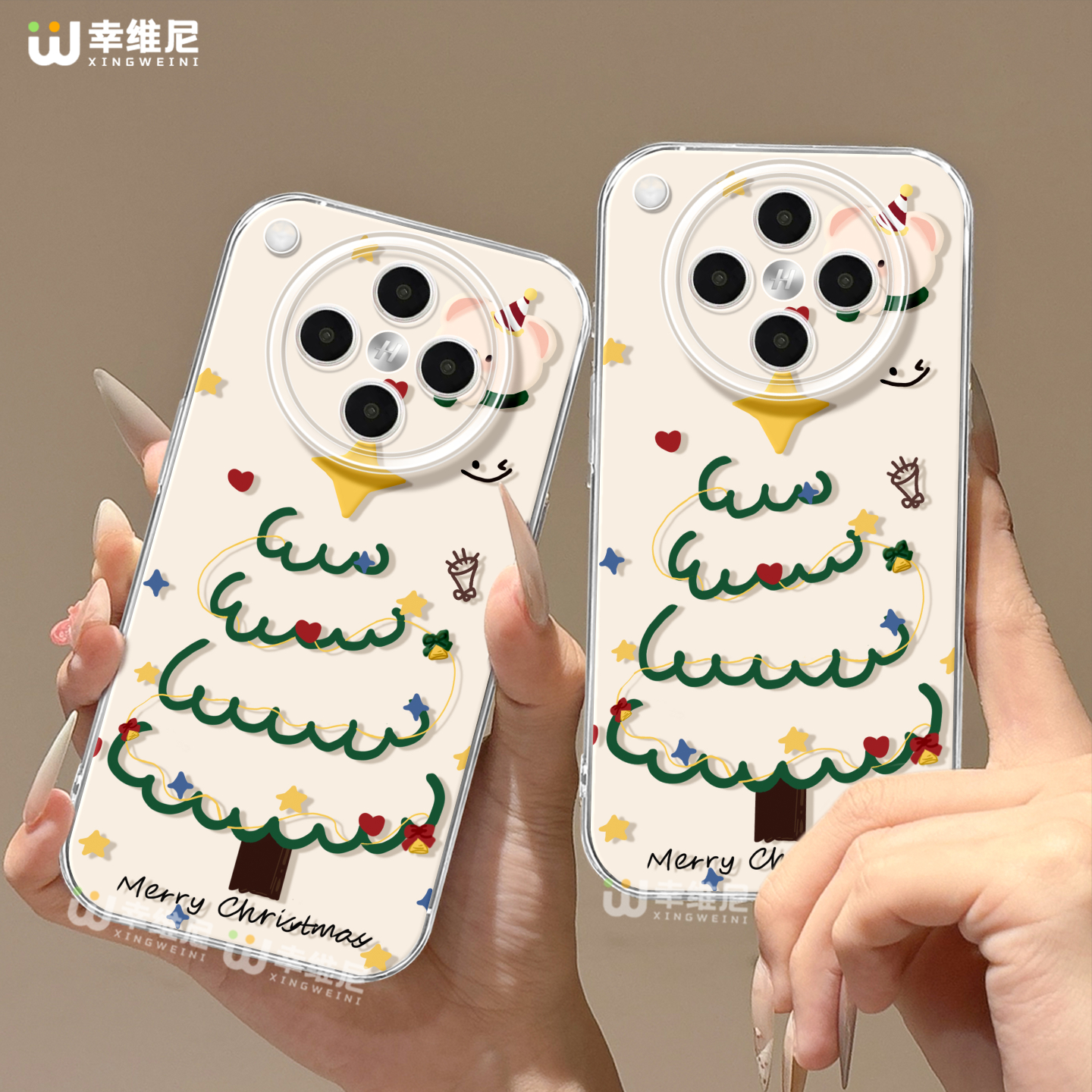 适用oppofindx9手机壳圣诞节findx8pro保护套ultra全包防摔x6透明x5硅胶0pp0平安夜x7pro新款x3pro软k13turbo