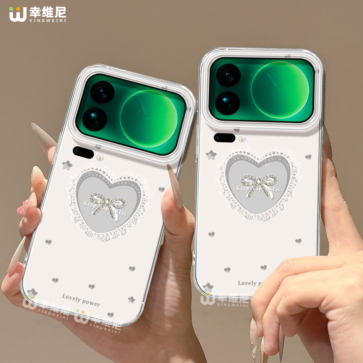 适用小米17pro手机壳女14pro保护套13ultra新款12pro全包防摔11硅胶10透明17proamx镂空爱心猫15spro软civi5