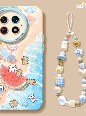 适用一加13T手机壳女款1+12保护套硅胶一加15全包ace5防摔9pro外壳9rt沙滩小狗ace6新款1+10pro软壳ace竞速版