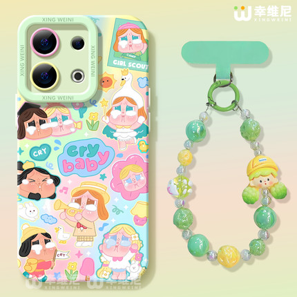 适用opporeno15手机壳女款reno13pro保护套12全包11pro硅胶9/8/6防摔reno7se可爱oppo软壳5pro卡通哭娃reno14