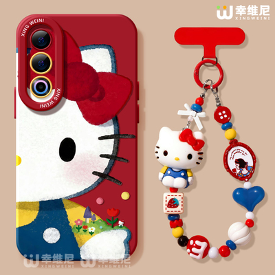 适用魅族21手机壳女款魅族21pro保护套软硅胶21Note全包防摔新年kt猫20红色MEIZU网红小众魅族note16Pro外壳