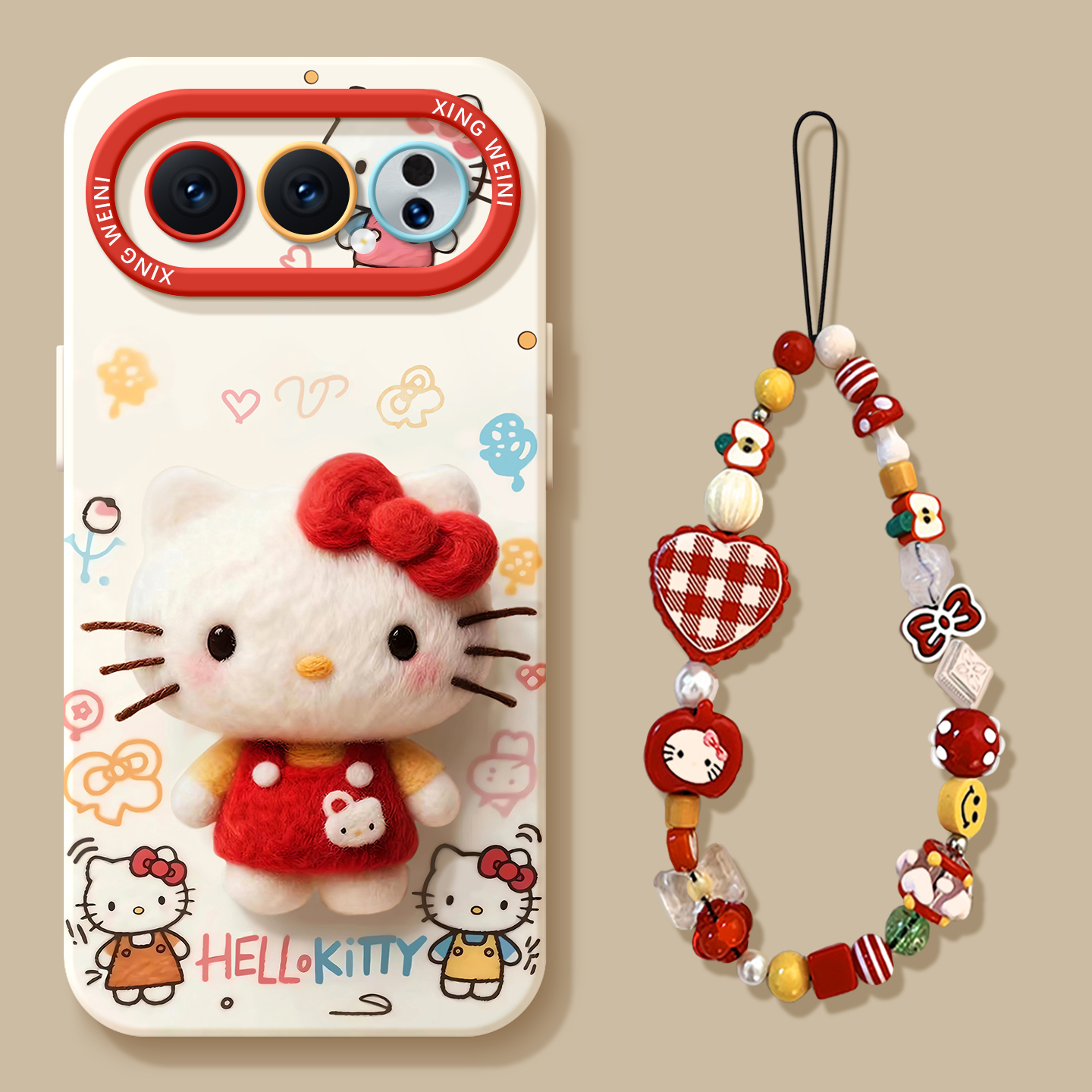 可爱kt猫适用华为荣耀500手机壳400pro新款300系列200防摔100硅胶50保护80镜头90全包70se专用外壳30软60女款