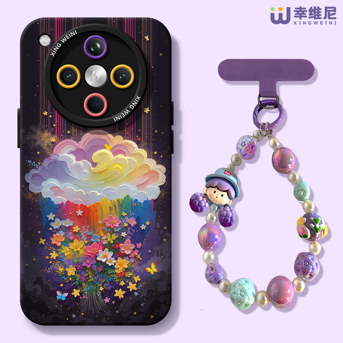 适用oppofindx8s手机壳女款findx8pro保护套硅胶x7ultra全包防摔x6por新款x5创意oppo油画云彩x8ULTRA软x7pro