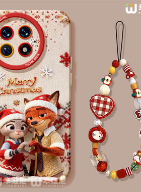 适用一加15疯狂动物城手机壳1+12狐狸硅胶一加10全包13T圣诞9pro外壳9rt朱迪ace5竞速版新款1+10pro软壳+Ace6