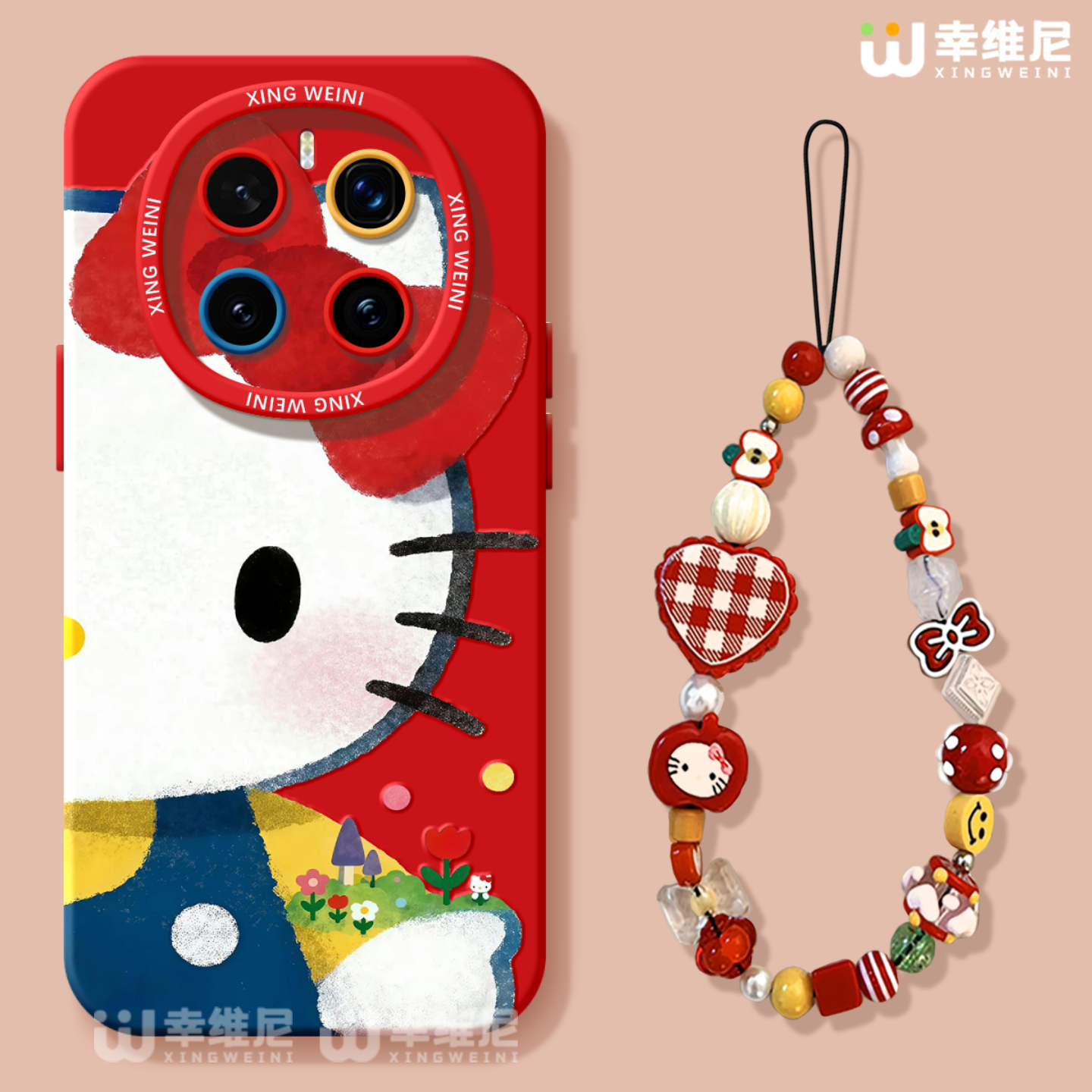 适用荣耀magic8手机壳女款magic5保护套新款magic6至臻版全包防摔硅胶4por红色kt猫magic7保时捷3软magic8pro