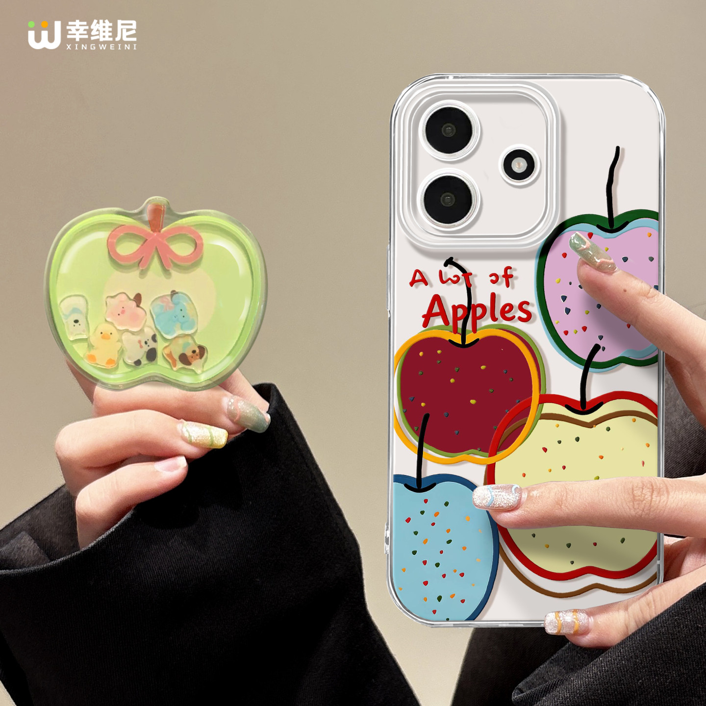 适用红米note15pro手机壳女款note14保护套小米note13防摔Turbo5创意苹果10pro全包note9透明12turbo硅胶软壳