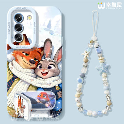 适用三星Galaxy S25手机壳秋冬s24ultra尼克硅胶s21全包s21plus疯狂动物城Galaxy外壳朱迪s23新款s22软壳Plus