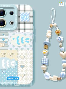 适用opporeno15手机壳女款reno13pro保护套12全包11pro硅胶9/8/6防摔reno7se高级oppo软壳5pro蓝色小鱼reno14