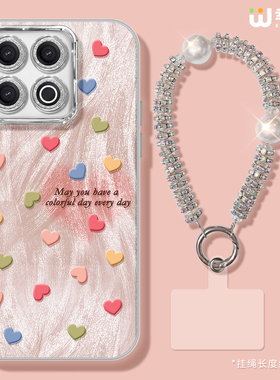 适用iqoo13手机壳iqoou3x女款iqoo12pro保护套11pro全包vivo镜头膜neo7防摔neo10硬壳iqooneo10彩色爱心neo9